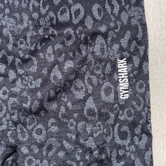 Gymshark Black Animal Print Leggings - Picture 2 of 4